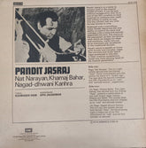 Pandit Jasraj - Nat Narayan, Khamaj Bahar, Nagad- Dhwani Kanhra (Vinyl)